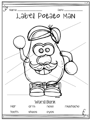 Teaching in the Net: Top 9 Uses for a Mr. Potato Head, a FREEBIE, and a