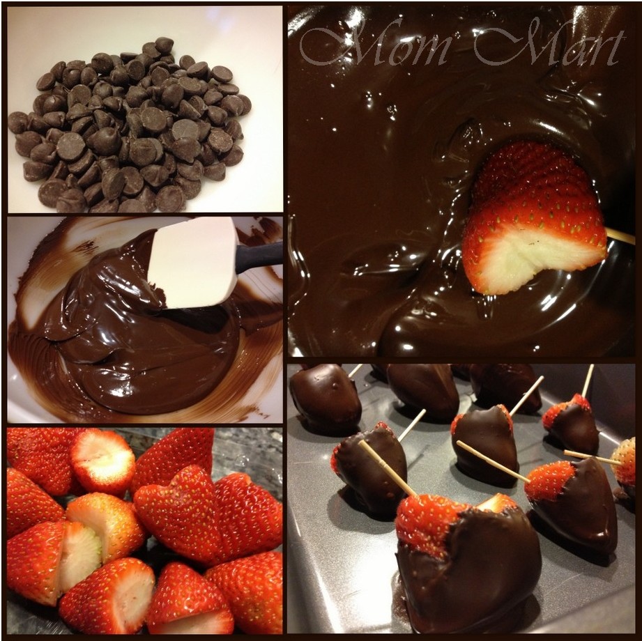 Mom Mart EASY Homemade Chocolate Covered Strawberries