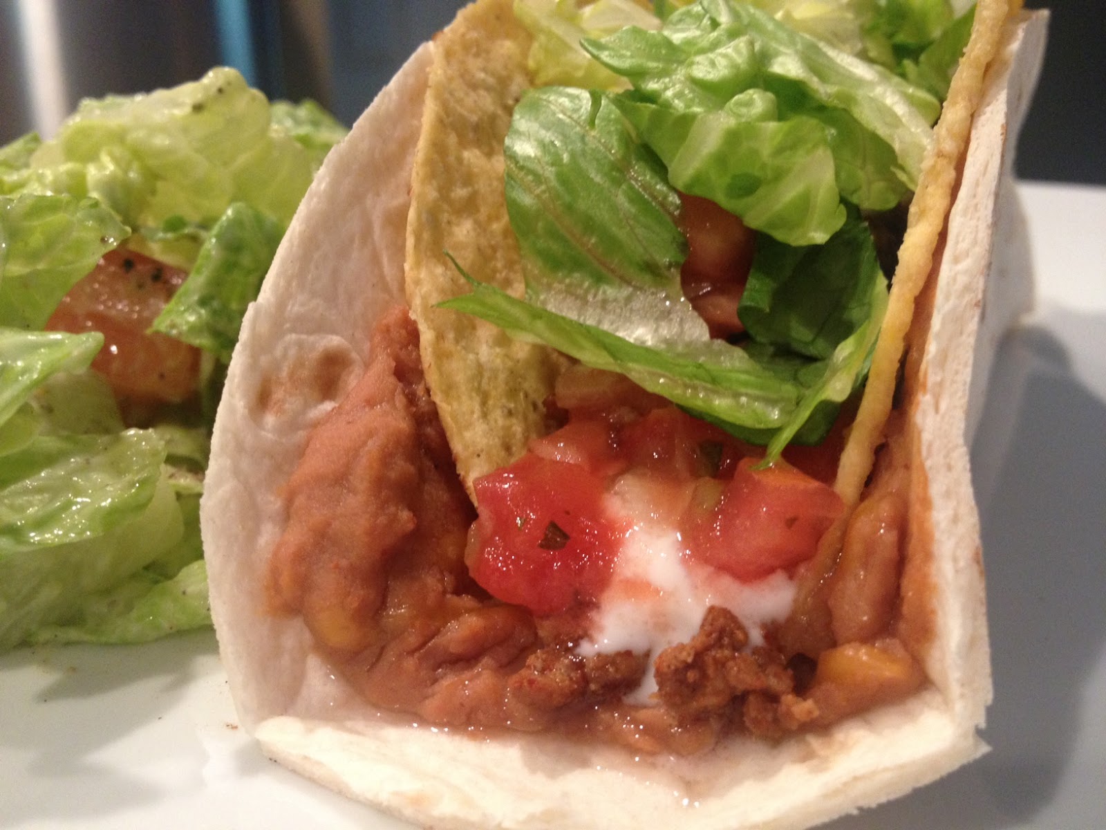 Oregon Transplant Homemade Double Decker Tacos