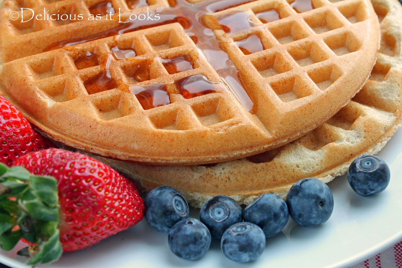Vegan Gluten-Free Multi-Grain Waffles {also Low-FODMAP} / Delicious as it Looks Vegan Gluten-Free Multi-Grain Waffles {also Low-FODMAP} / Delicious as it Looks