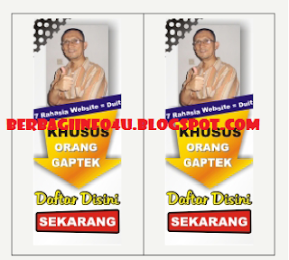 cara membuat gambar sejajar di blog