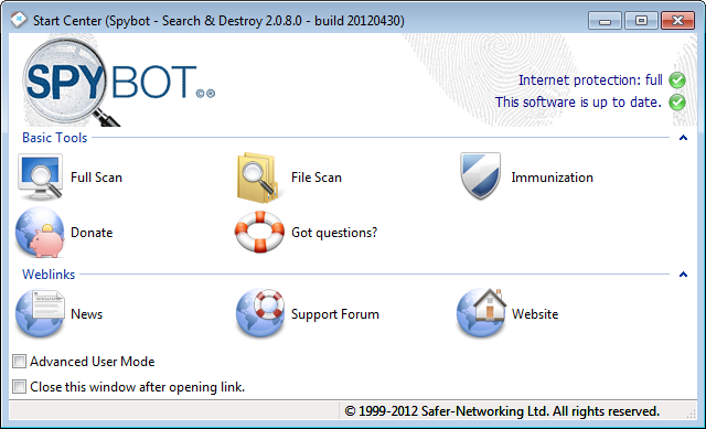 latest spybot search and destroy free download