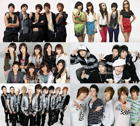 kpop group idol