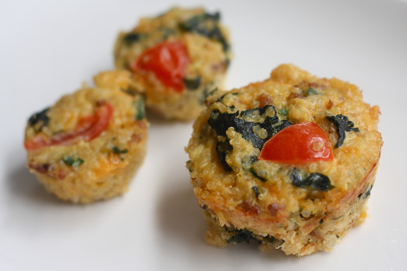 My Igloo Life Quinoa and Sausage Omelette Breakfast Cups.