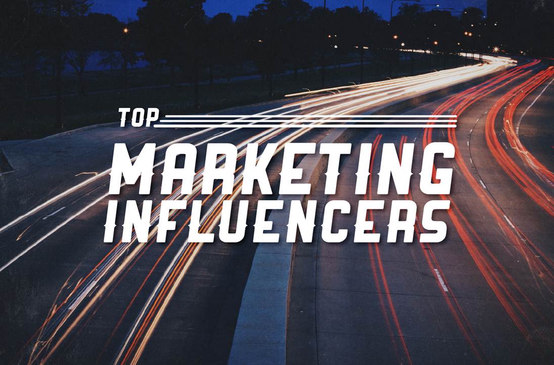 Top 25 Marketing Influencers infographic / Digital Information World