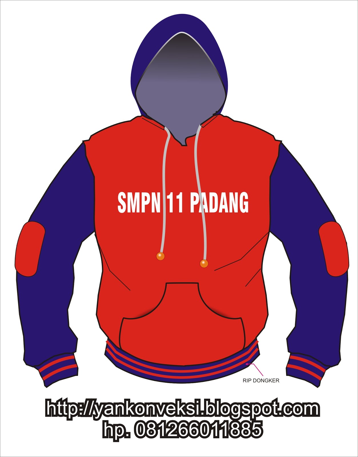 SWEATER PESANAN KELAS IX SMPN 11 PADANG