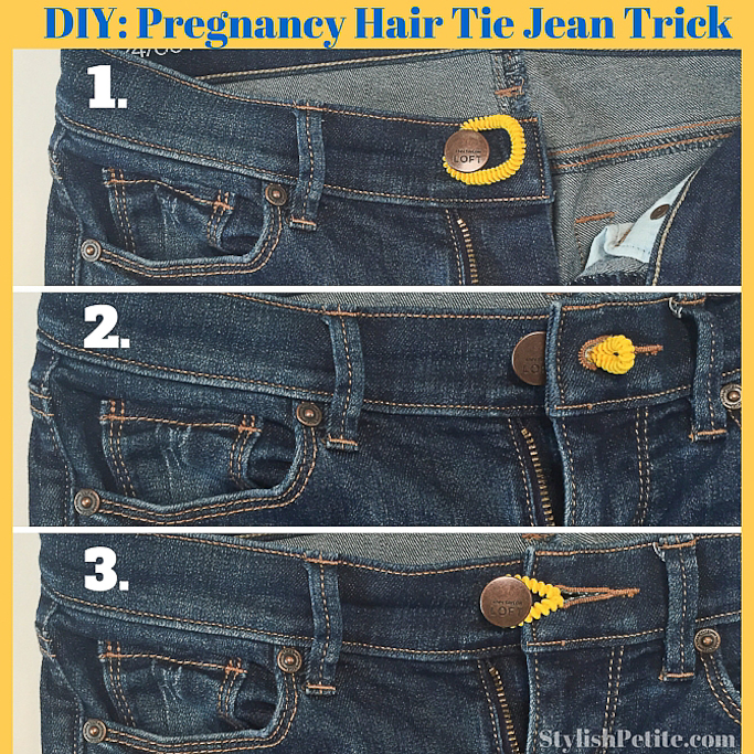 Stylish Petite Pregnancy And Maternity How To Expand Your Jeans