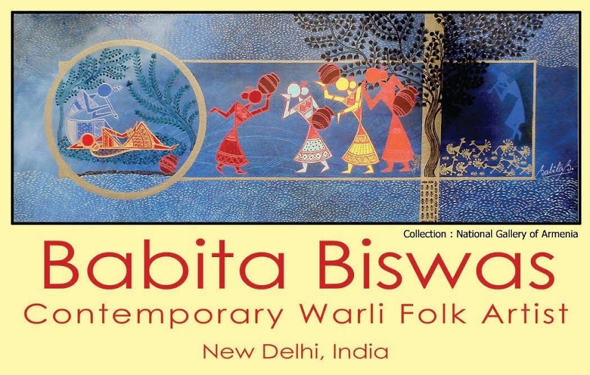 Babita Biswas, Contempory Warli Folk Artist