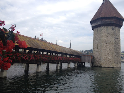 Ponte de Madeira Lucerna Suíça