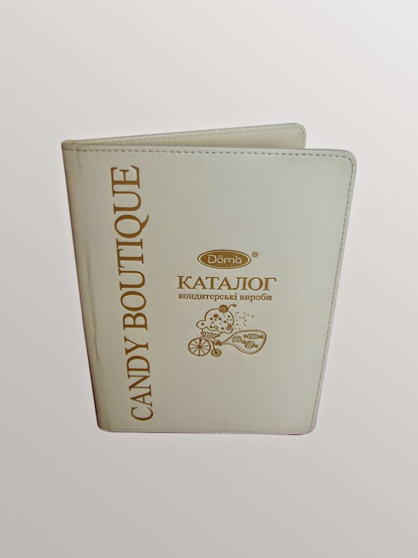 Кондитерское кафе. Папка-меню.
