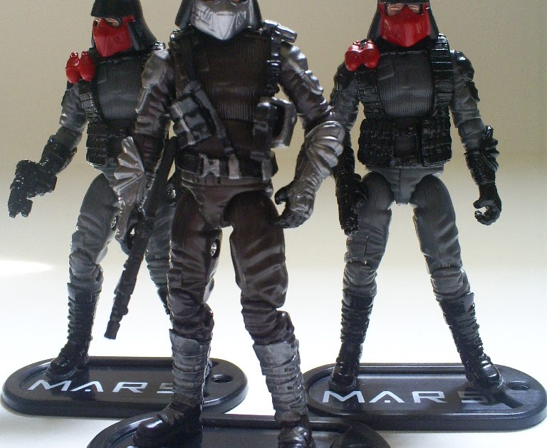 G.I Trooper Joe The Rise Of Cobra Action Figure 3-Pack M.A.R.S 