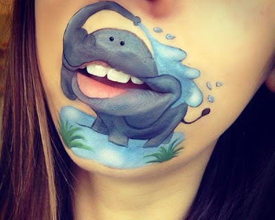 Body Painting Model Baru Pada Bibir Yang Unik Body Painting Model Baru Pada Bibir Yang Unik