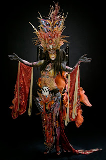 The Origin of Body Painting Female body painting