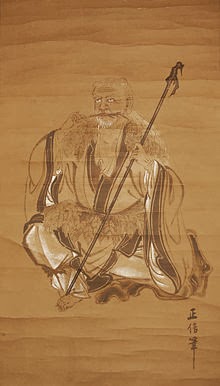 19th century Chinese paint of Shen-nung Emperor