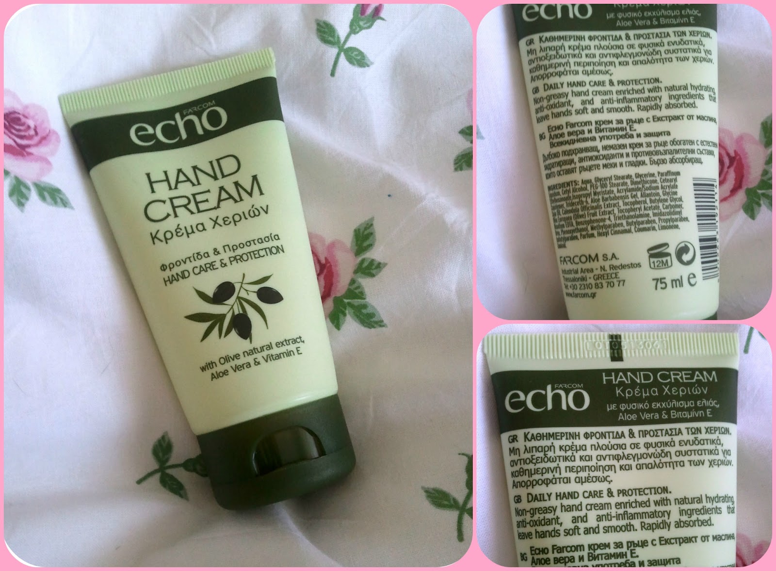 what happens now Echo hand cream review!