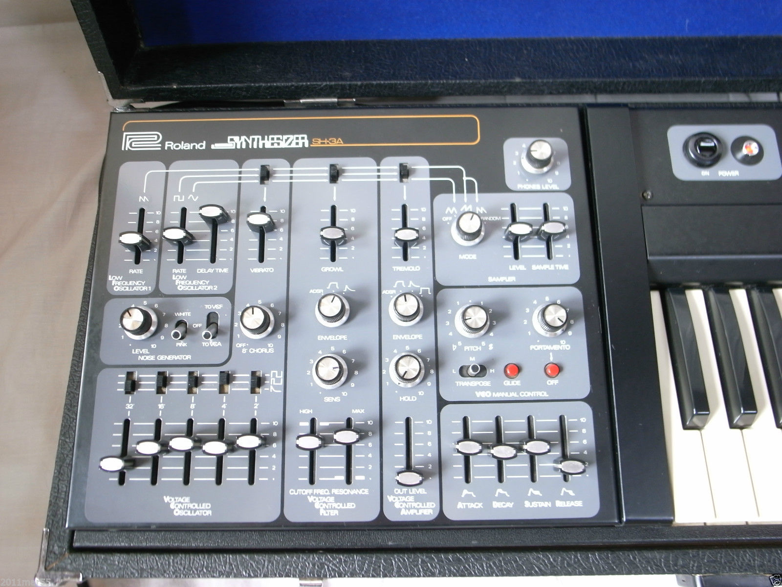 MATRIXSYNTH Roland SH3A funky mono analog synth SN 493290