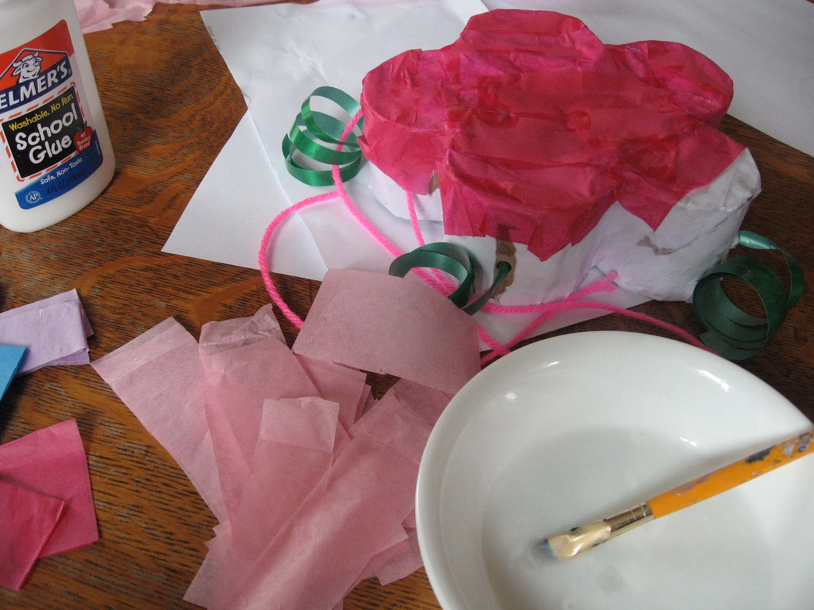 Almost Unschoolers Easy Flower Piñatas