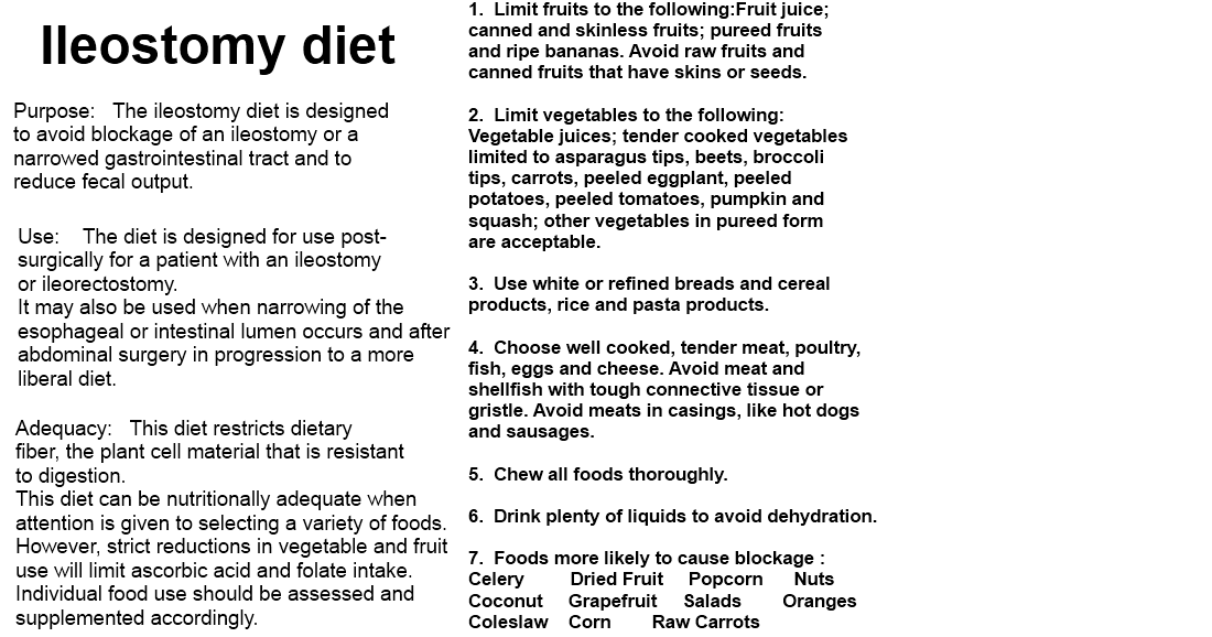Top Health Ileostomy diet The most balanced diet after an eliostomy