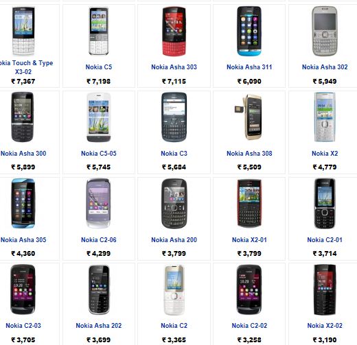 New Nokia Mobiles with Prices in India Mobiles With Price New