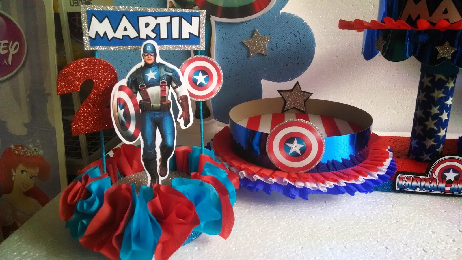 DECORACIONES INFANTILES: capitan america
