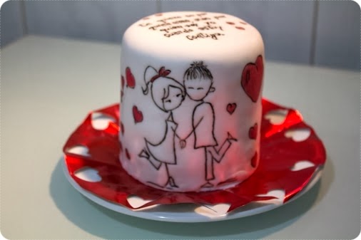 San Valentin's Cake
