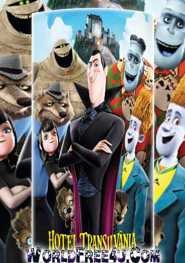 Poster Of Hollywood Film Hotel Transylvania (2012) In 300MB Compressed Size PC Movie Free Download At worldfree4u.com