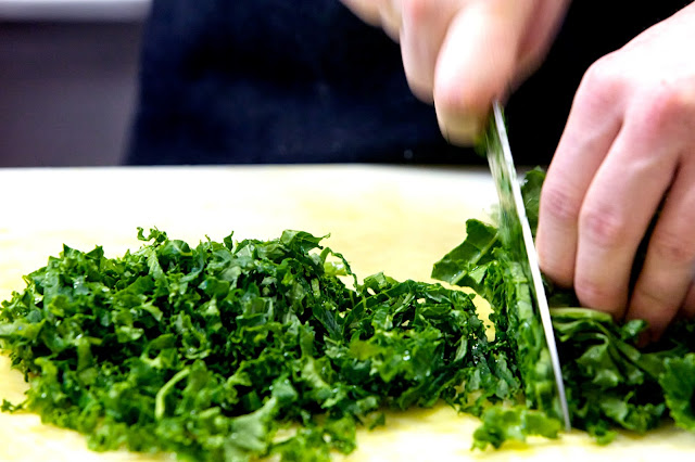 Manchego and Kale Salad Recipe from Posana Cafe in Asheville, NC.