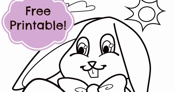 Kids Page: - Easter Bunny For Kids 13 Coloring Pages