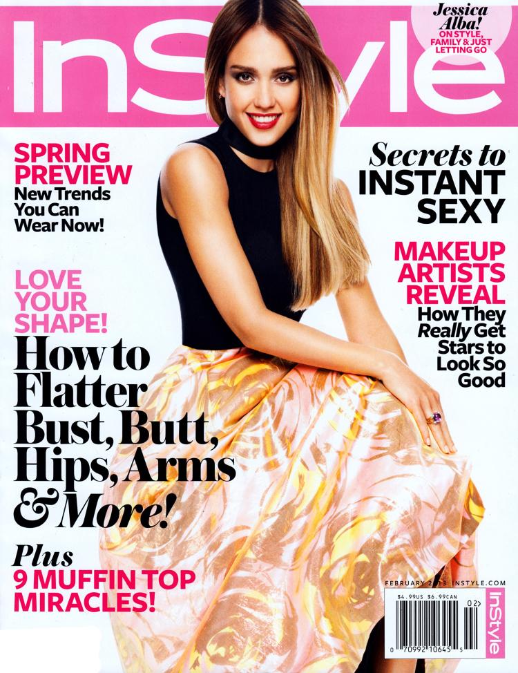 Smartologie: Jessica Alba for InStyle Magazine February 2013 - FULL