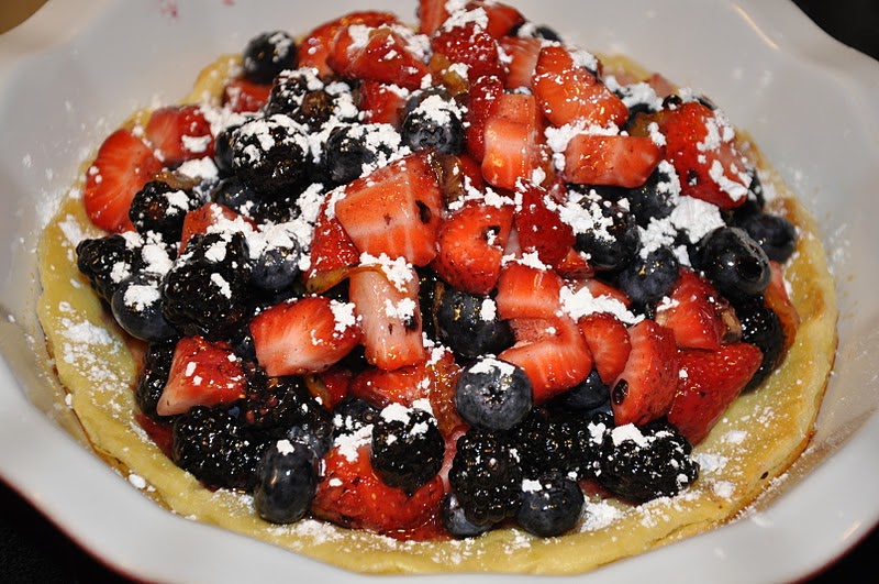 Elizabeth Ann's Recipe Box Berry Puff Pancake
