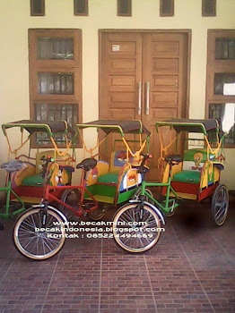 Becak mini Memen setir depan ban 20