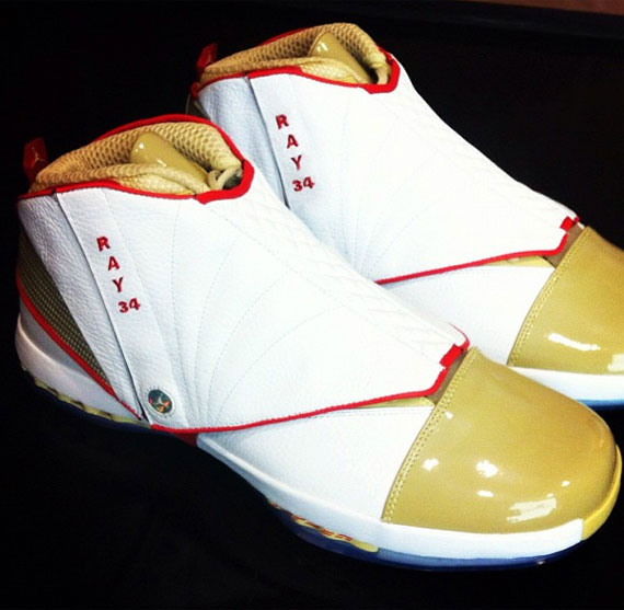 air jordan 16 gold