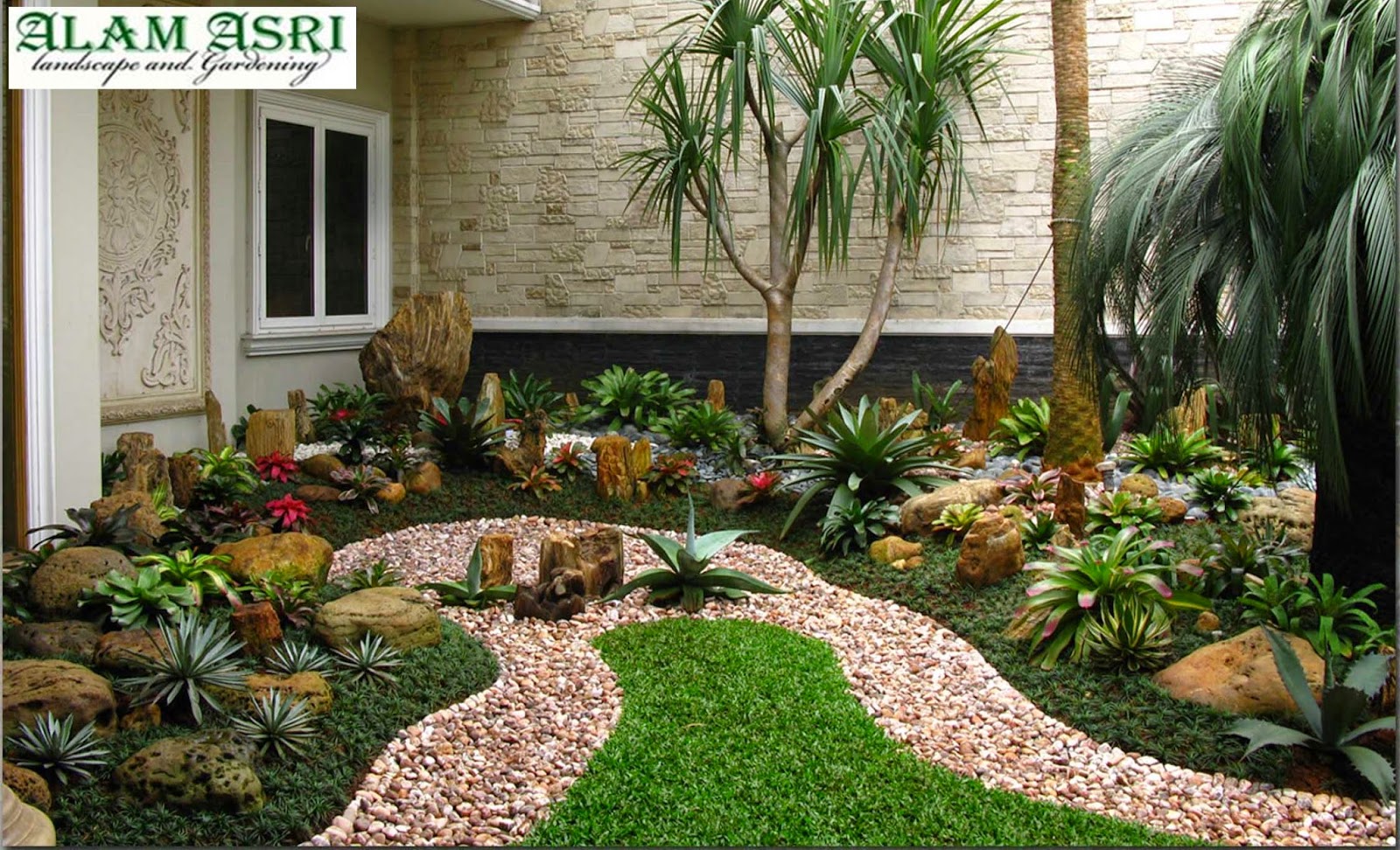 Alam Asri : Arsitek Taman Minimalis
