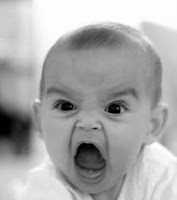Now, that's one angry baby! demon child