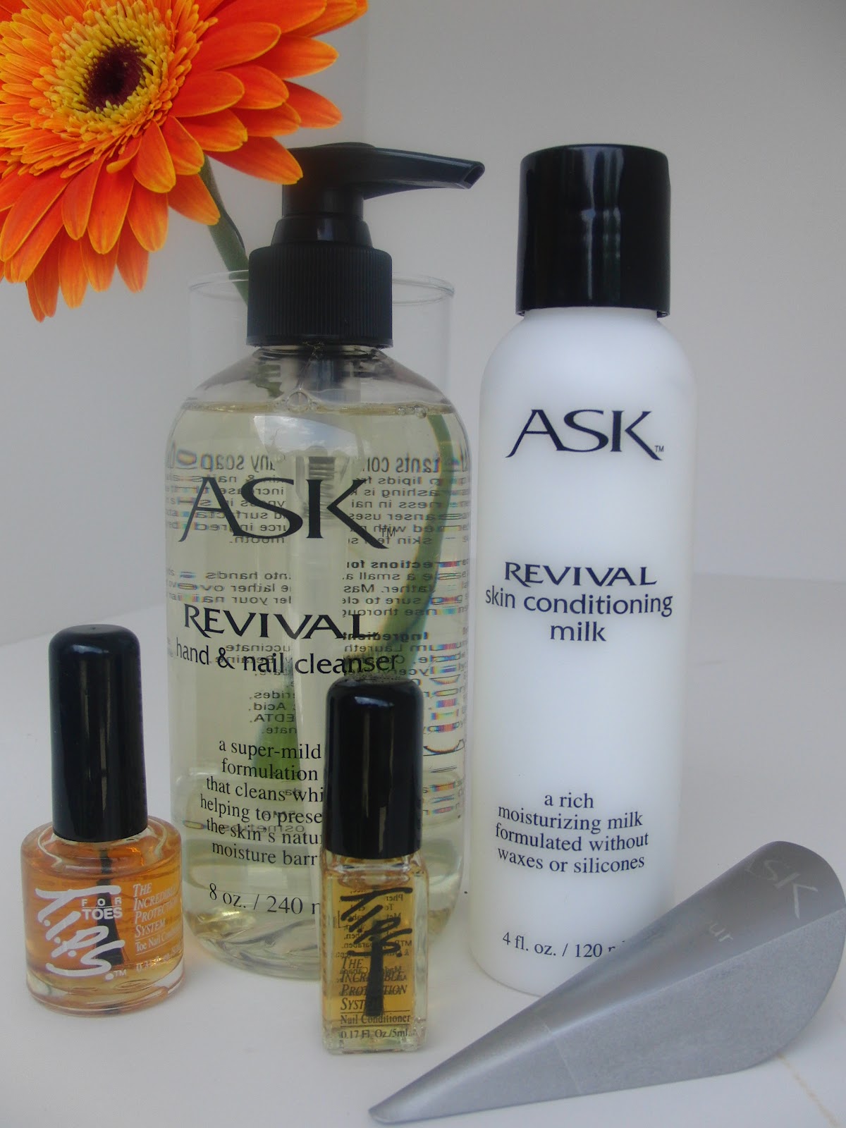 ASK Cosmetics Facebook page and/or a follower of Lisa's Nailcare Blog