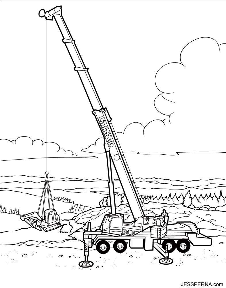Crane Coloring Pages Kidsuki