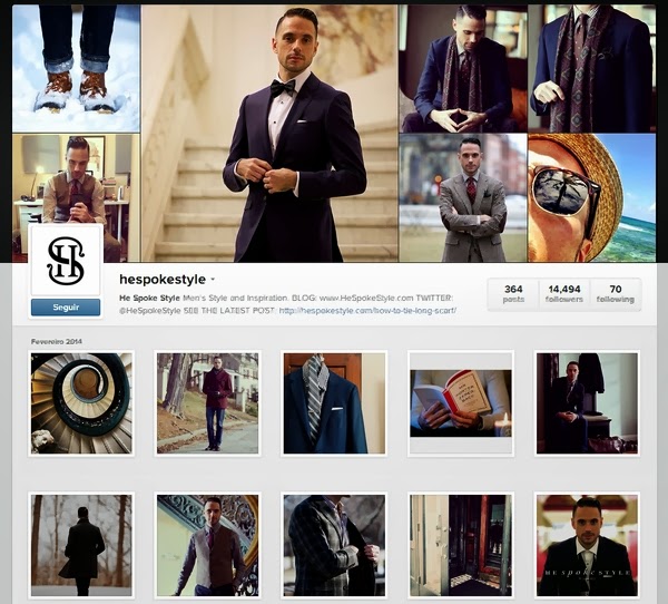 @hespokestyle Instagram Moda Masculina