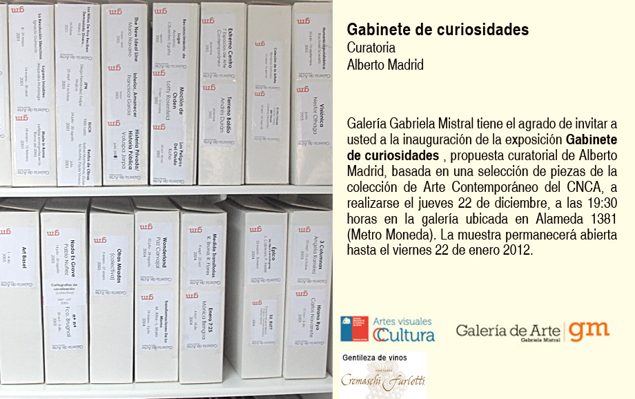 Noticias sobre Arte y Cultura: Gabinete de Curiosidades, a cargo del