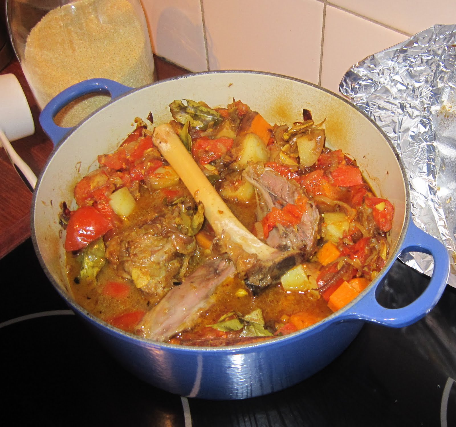 Lisa's Little Library Bills Moroccan Lamb Tagine