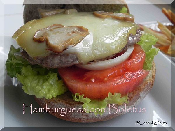 Hamburguesas Con Boletus
