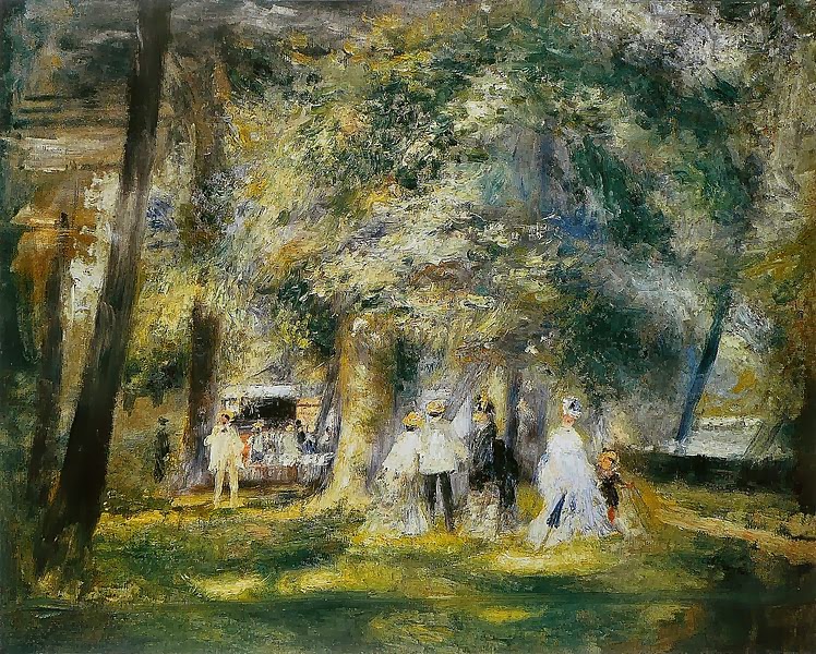 В парке Сен-Клу 1866