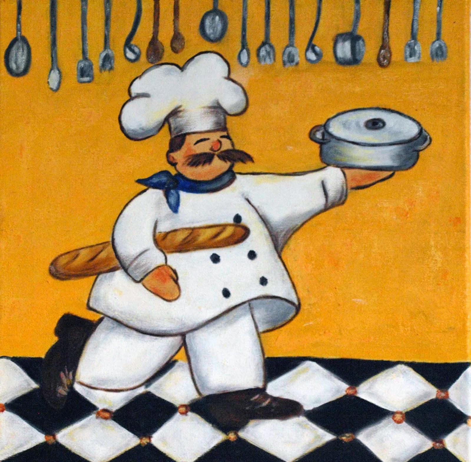 Anabel y sus cuadros: Chefs divertidos