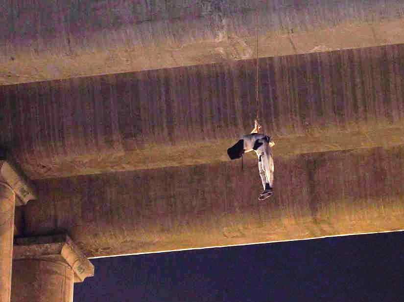 mexico bodies hanging from overpass