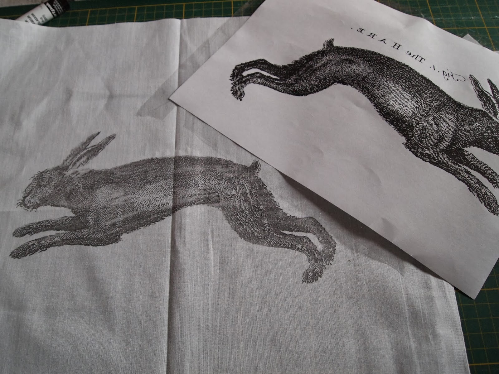 Parížankou na víkend Blender pen transfer technika