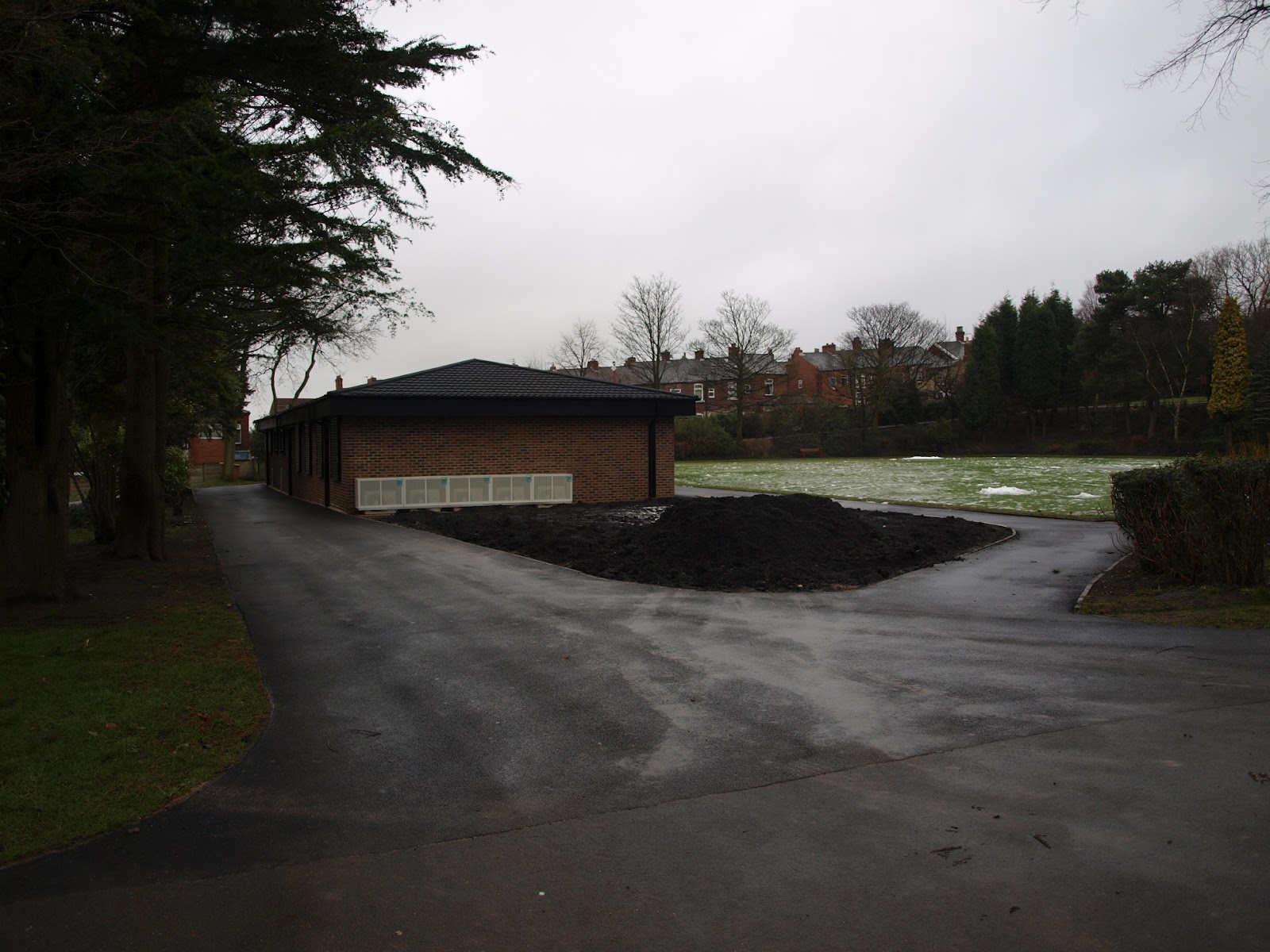 Dukinfield views in Tameside by Cllr John Taylor Dukinfield park in winter