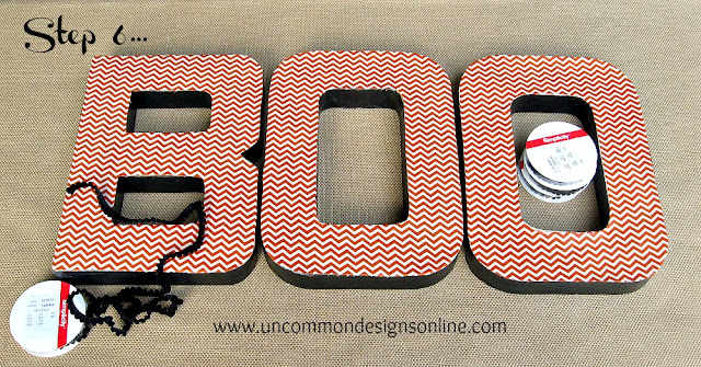 BOO Halloween Letters