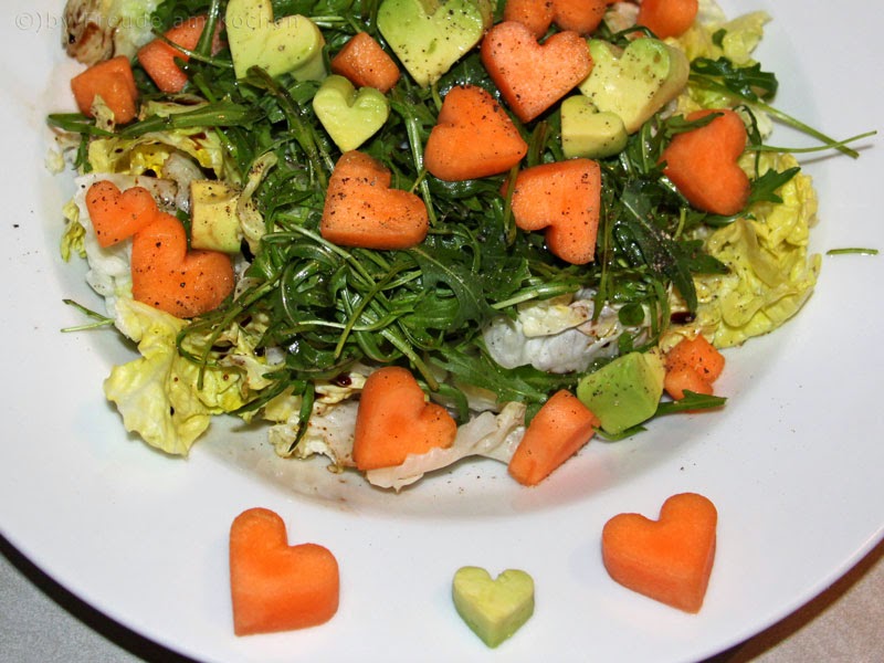 Freude am Kochen - Blogg den Suchbegriff - Essen in Herzform