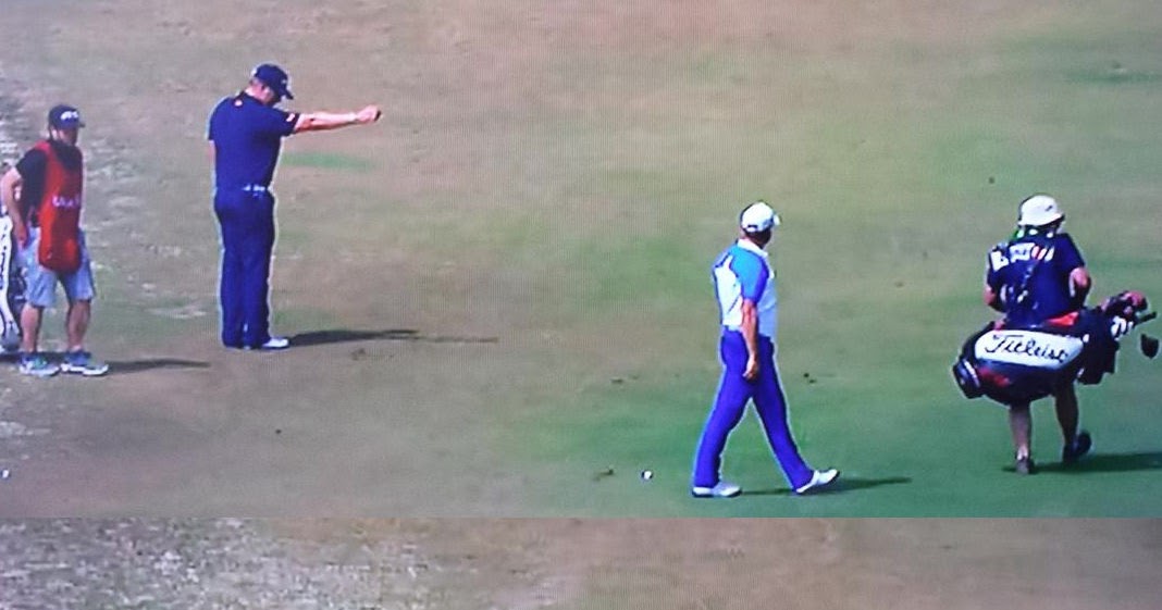 Video Hunter Mahan And Jamie Donaldson Both Penalized For Playing