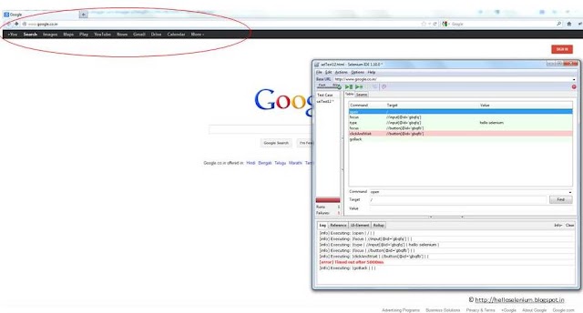 HOW TO USE GOBACK COMMAND IN SELENIUM IDE?