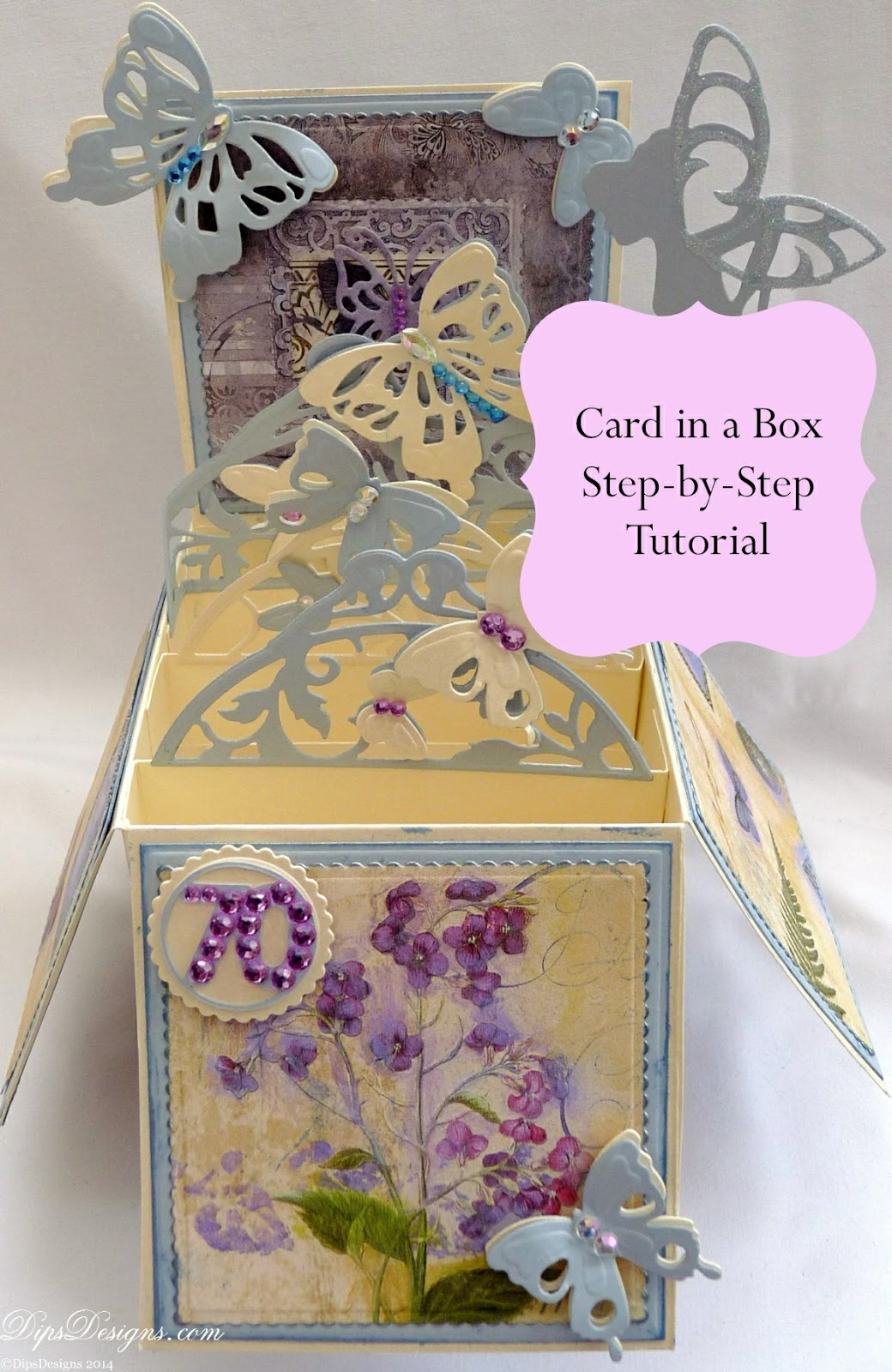DipsDesigns Card in a Box StepbyStep Tutorial
